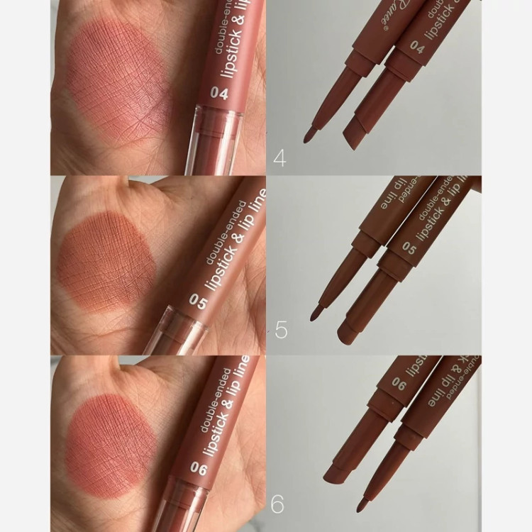 رژ لب جامد دوطرفه اورجینال(رژلب وخط لب)